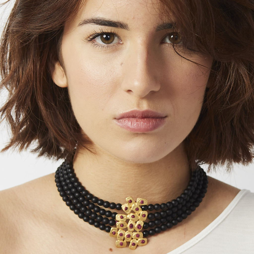 Collar Corto 17 Estrellas Colección Sueños