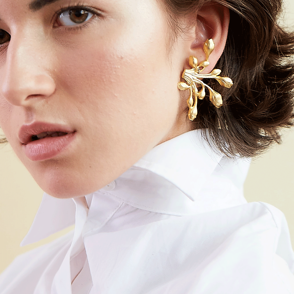 Nouveau garden earrings