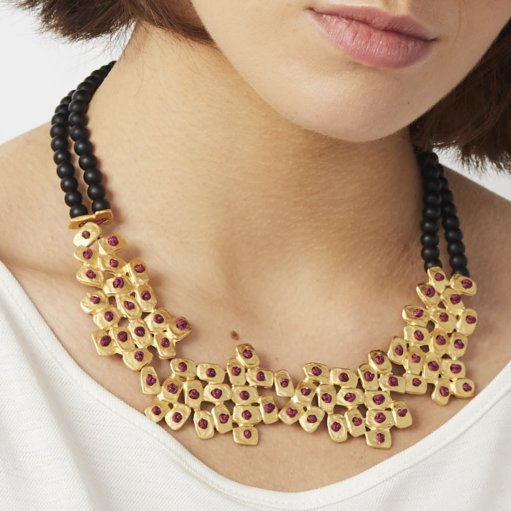 Collar Corto 56  Estrellas Colección Sueños